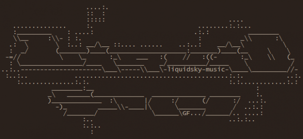 liquidsky ascii logo